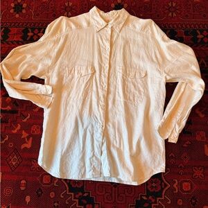 Vintage 80’s Liz Claiborne Linen Camp Shirt